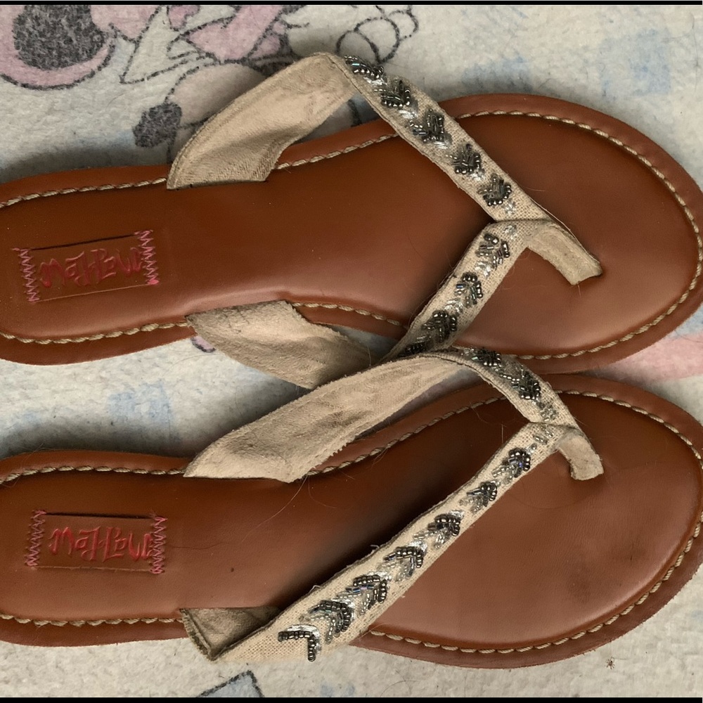 Cute beaded ladies sandals